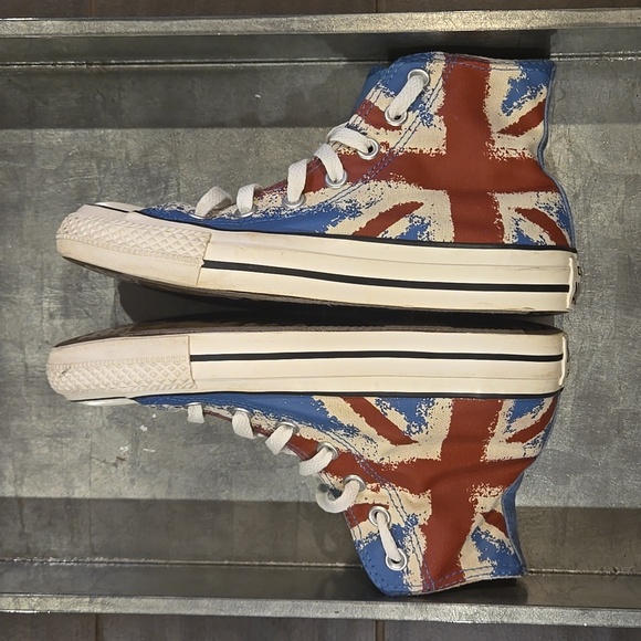 Converse | Limited Edition Union Jack British Flag High Tops Mens Size 3.5 NWOT - Picture 4 of 7